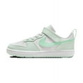 thumbnail image 1 of Nike Court Borough Low Recraft Little Kids' Shoes Color: White/Barely Green/Mint Foam Size: 11.5C, 1 of 1