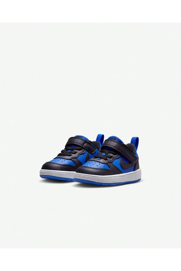 Court Borough Low Recraft (TD) Toddlers Shoes Game Royal/Black-White size 4c