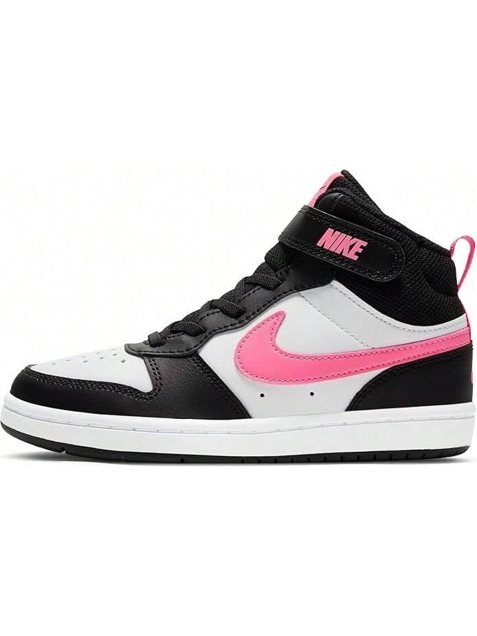 Court Borough Mid 2 Little Kids' Black/Pink Shoes  size 1.5y