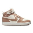 thumbnail image 1 of Nike Court Borough Mid 2 Little Kids' Shoes Color: Pale Ivory Sail Size: 13, 1 of 4