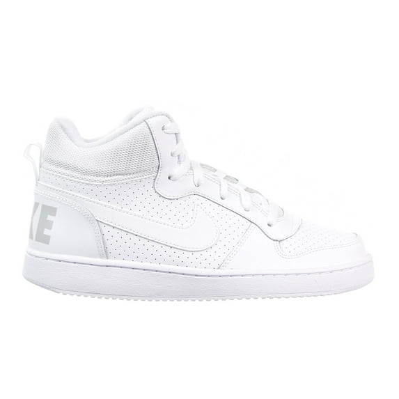 Nike Court Borough Mid Big Kid's Shoes White/White 839977-100