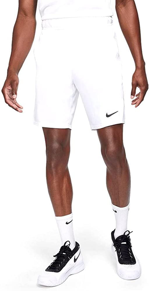 Nike Court Flex Victory Shorts 9 White/Black SM 9 