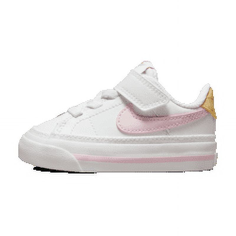 Nike Court Legacy Baby/Toddler Shoes Color: White/Sesame/Honeydew/Pink ...