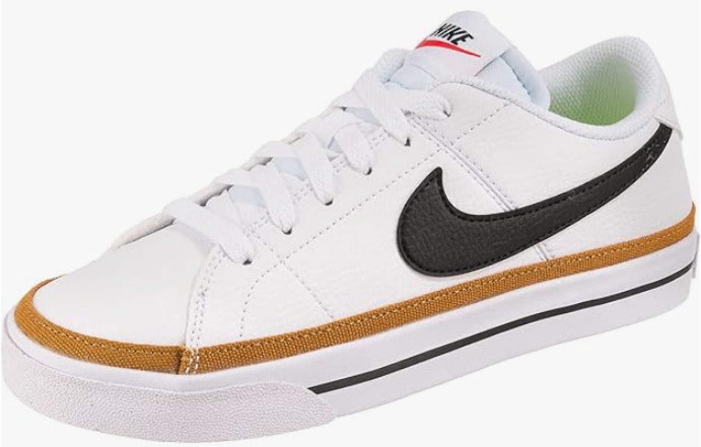 Court Legacy Next Nature Women Shoe Wht/Blk/Desert Ochre - SZ 6 - DH3161100