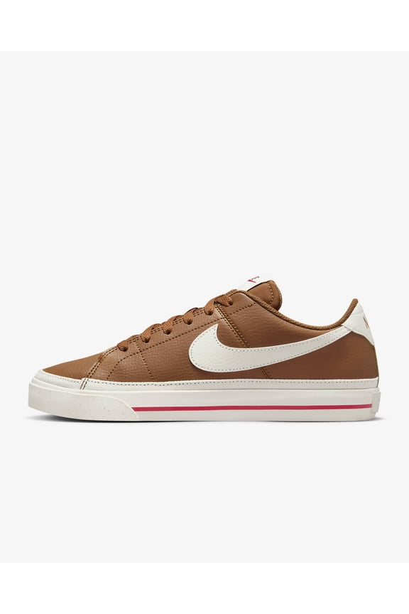 Court Legacy Next Nature Women's Shoes (DH3161-200, Light British Tan/Fire Red/Sail) Size 10.5