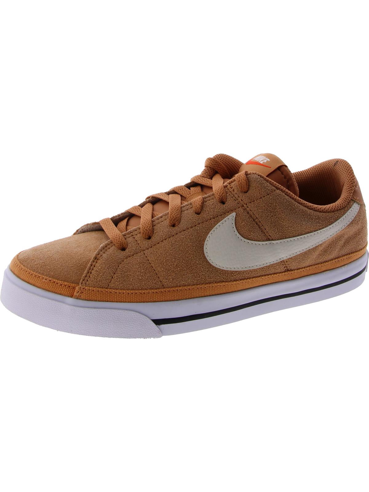 Nike Mens Court Legacy Suede Lace-Up Padded Insole Casual And Fashion Sneakers