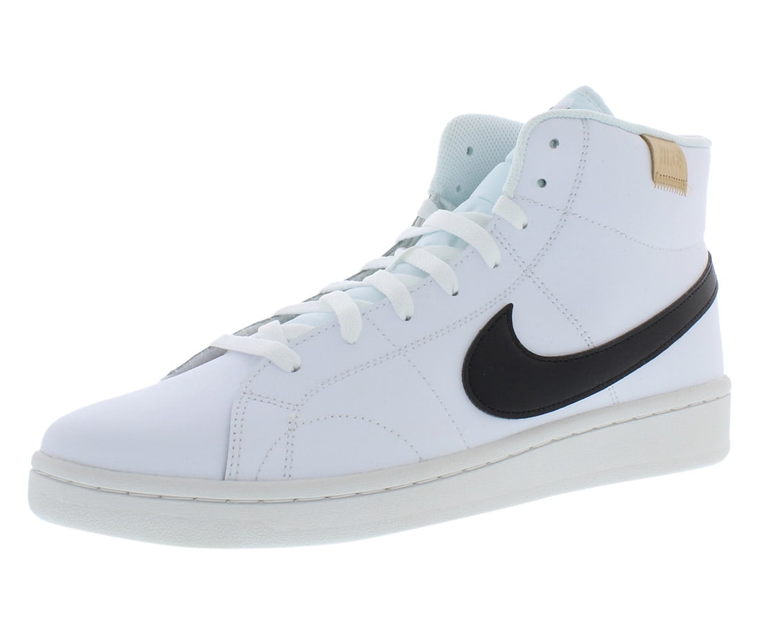 Nike Court Royale Mid Men's Shoes, White Black, Size 11