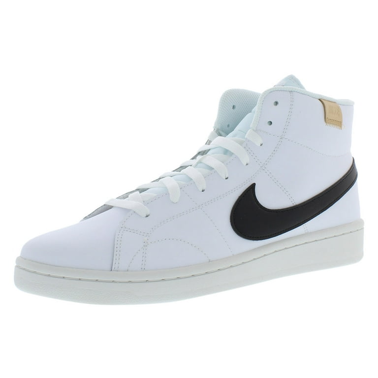 Nike Court Royale Mid Men's Shoes, White Black, Size 11