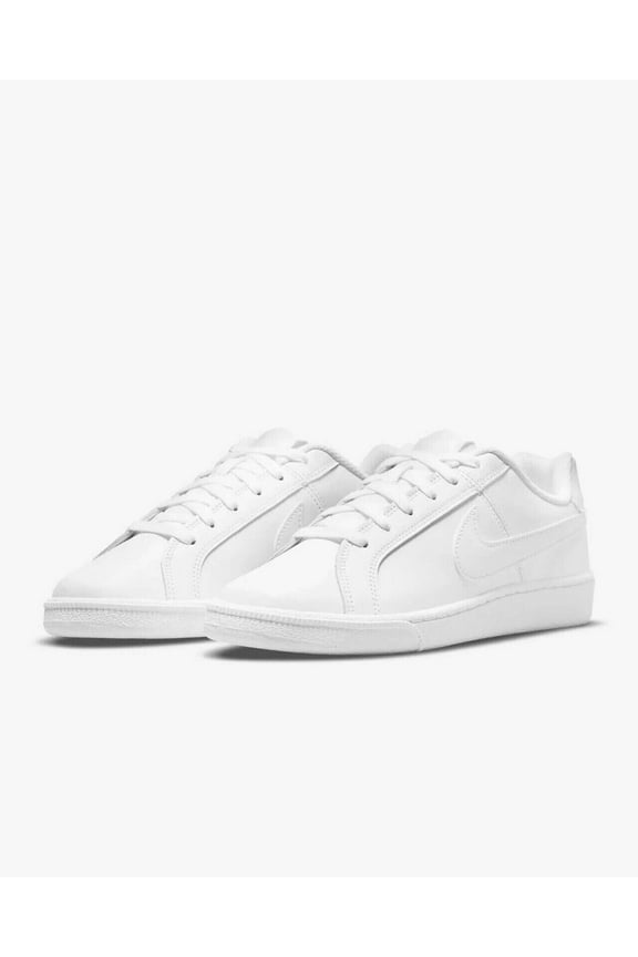 Court Royale 749867-105 Women's White Leather Athletic Trainer Shoes HD350 (7.5)