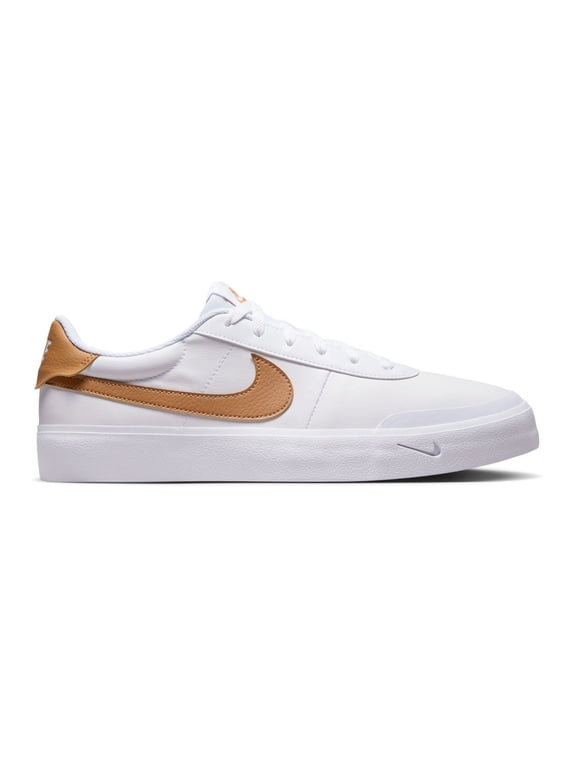Court Shot Men's Shoes Color: White Flax Size: 13