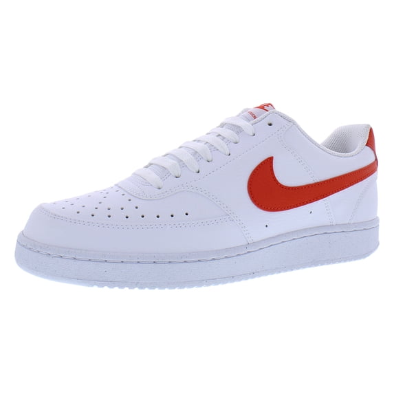 Mens Nike Court Vision Lo Next Nature Shoe Size: 9.5 White - Picante Red Basketball