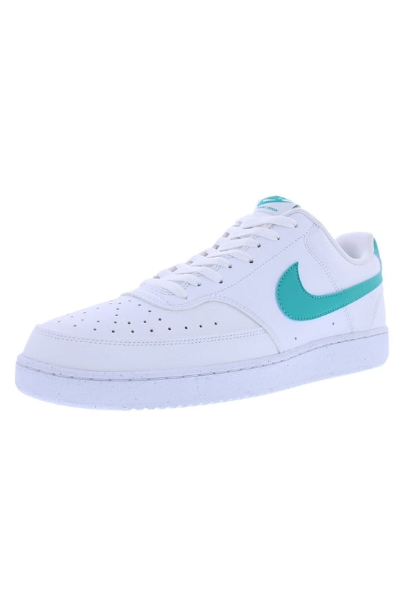 Court Vision Lo NN Unisex Shoes Size 10, Color: White/Clear Jade
