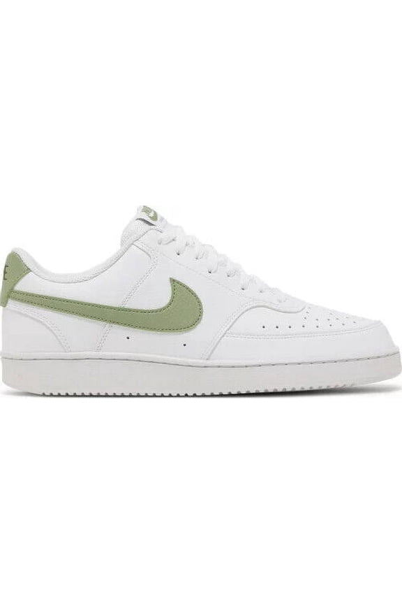 Court Vision Low Next Nature FD0781-100 Men's White & Oil Green Shoes (13)