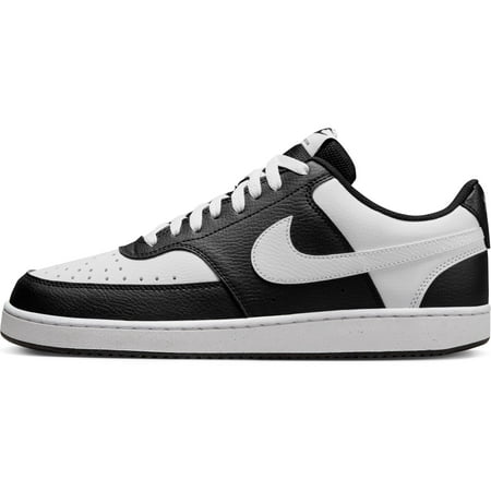 Men's Nike Court Vision Low Sneakers Color: Black White Size: 9