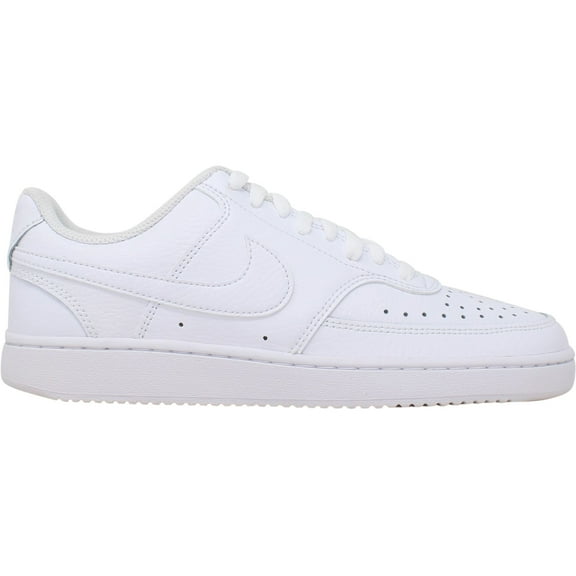 Nike Women's Court Vision Low Sneaker, White/White-White, 7.5 Regular US