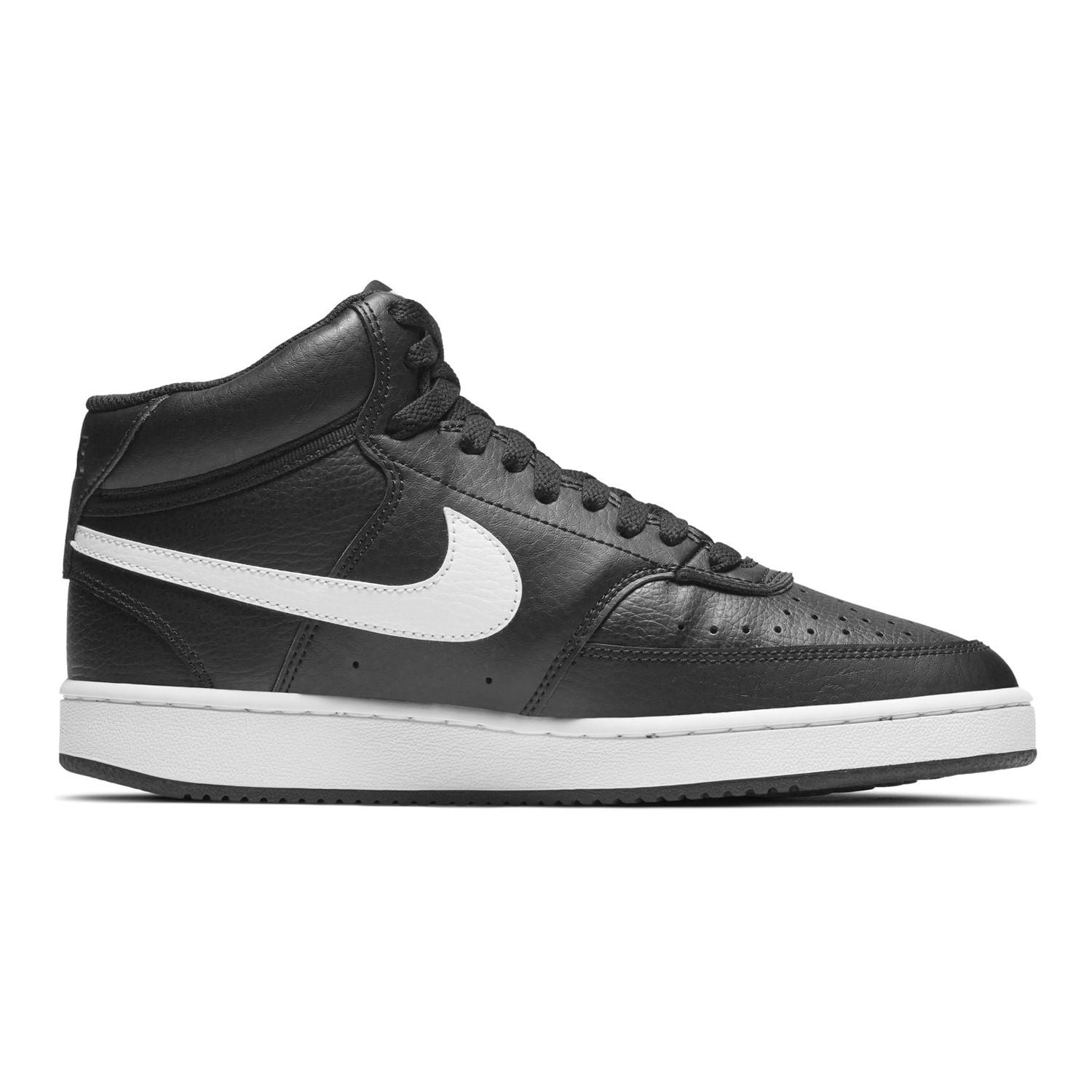 Nike Court Vision Mid-Top Women's Shoes Color: Black White Nike Court Vision Mid-Top Women's Shoes Color: Black White
