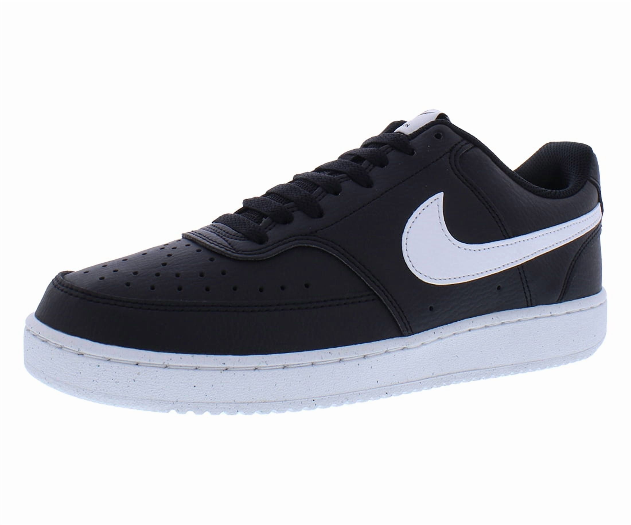 Nike Court Vision Next Nature Men's Low-Top Shoes Color: Black White Black Size: 9