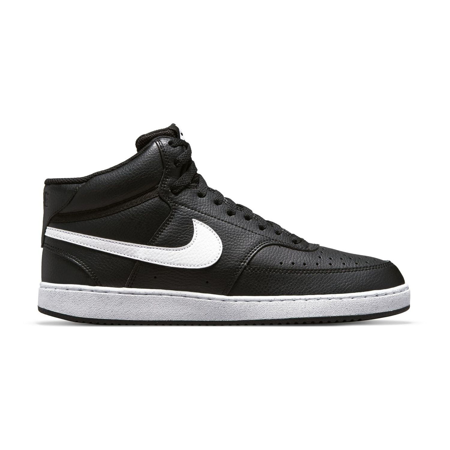 Nike Court Vision Next Nature Men's Mid-Top Shoes Color: Black White Black Size: 11.5