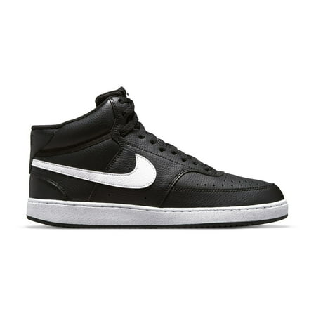 Nike Court Vision Next Nature Men's Mid-Top Shoes Color: Black White Black Size: 11.5