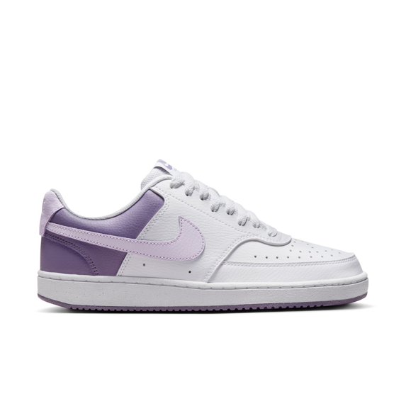 Nike Court Vision Next Nature Women's Low-Top Shoes Color: White Daybreak Lilac Size: 11