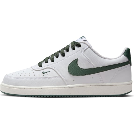 Nike Court Vision Low Next Nature Women's Shoes (FV9952-101, White/Stadium Green/Sail/Vintage Green) Size 9