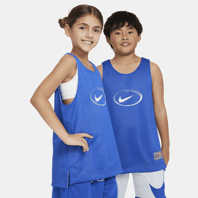 Nike Culture of Basketball Big Kids' Reversible Jersey Color: Game Royal/University Blue/White Size: XL