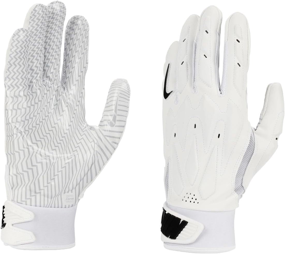 送料無料 新品 NIKE アメフト D-TACK GLOVES 3XL Nike D-Tack 7.0 Lineman Football Gloves WHITE/BLACK Size 3XL