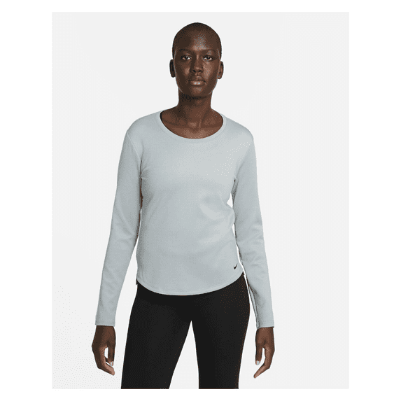 Nike DD4927-073 Therma-FIT One Women's Long-Sleeve Top, Particle Gray Heather,Lg