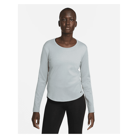 Nike Womens One Therma Fit Top Particle Grey S