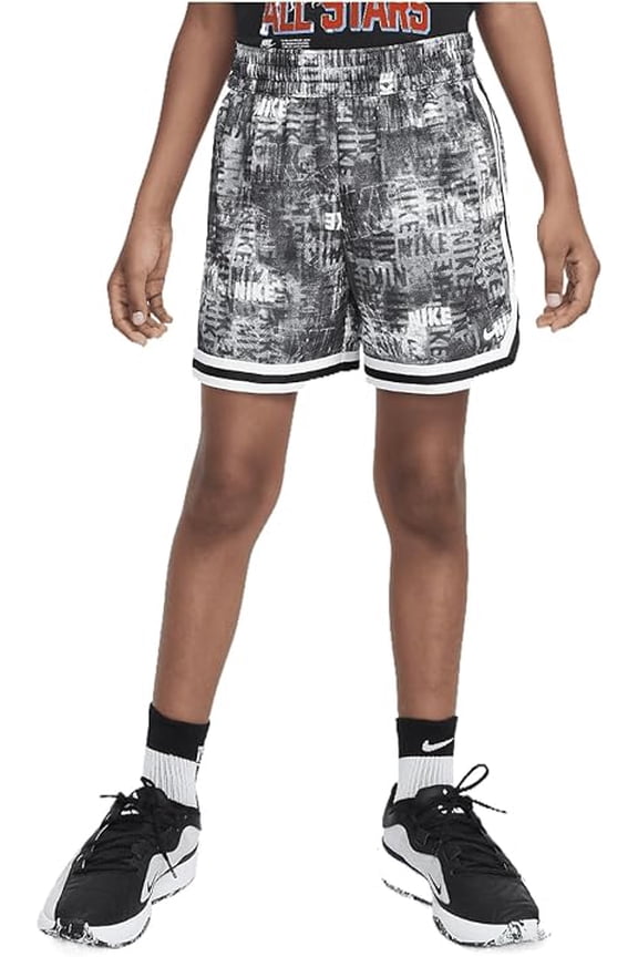 DNA Dri-FIT Basketball Shorts for Men, Black/White, Size X-Large