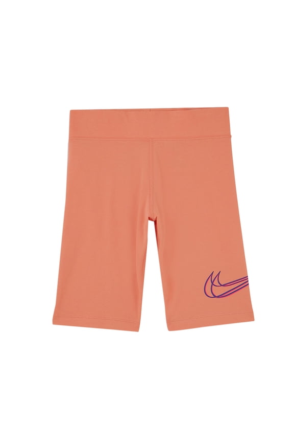 Dance Biker Womens Active Shorts Size S, Color: Orange/Crimson