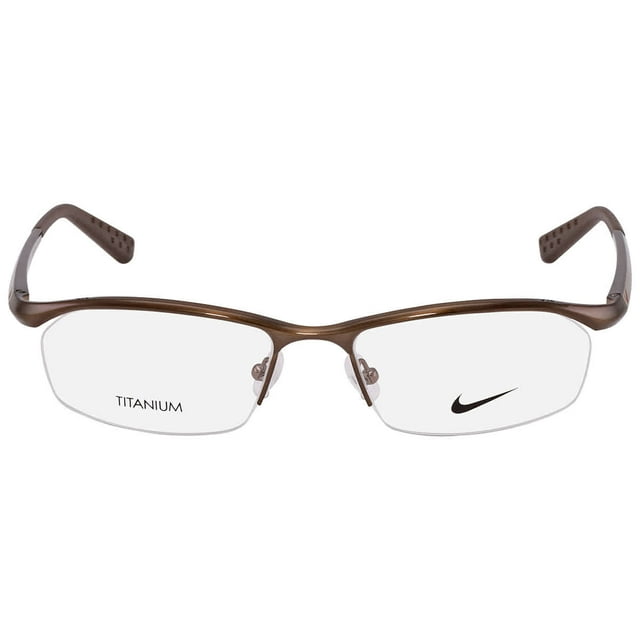 Nike Demo Oval Titanium Men's Eyeglasses NIKE 6037 259 53