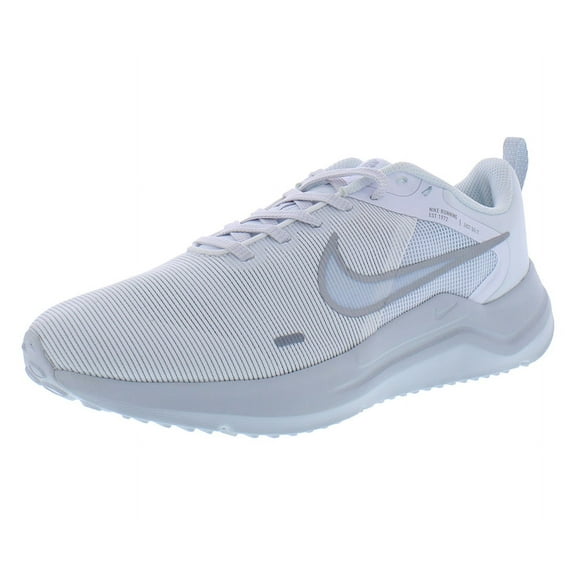 Nike Downshifter 12 Women's Road Running Shoes Color: White/Pure Platinum/Metallic Silver Size: 7