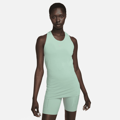 Nike Dri FIT ADV Aura Women s Slim Fit Tank Color Mineral Size XL Walmart