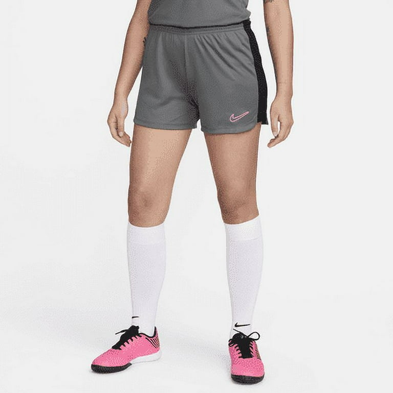 Nike Dri FIT Academy 23 Women s Soccer Shorts Color Iron Grey Black Sunset Pulse Size L Walmart