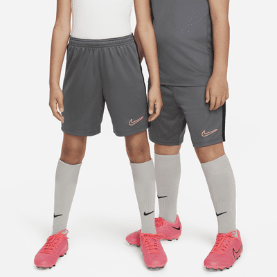 Nike Dri-FIT Academy23 Kids' Soccer Shorts Color: Iron Grey