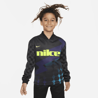 Nike Dri FIT Big Kids Soccer Jersey Color Black Size L Walmart