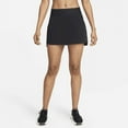 thumbnail image 1 of Nike Dri-FIT Bliss Women's Mid-Rise Training Skort Color: Black/Clear Size: M, 1 of 4