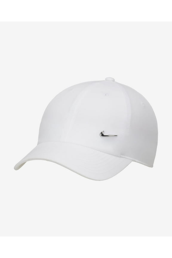 Dri-FIT Club Metal Swoosh Cap, White/Metallic, L