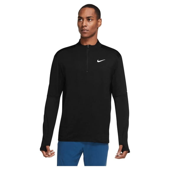 Nike Dri-FIT Element Men's 1/4-Zip Running Top (as1, Alpha, m, Regular, Regular, Black)