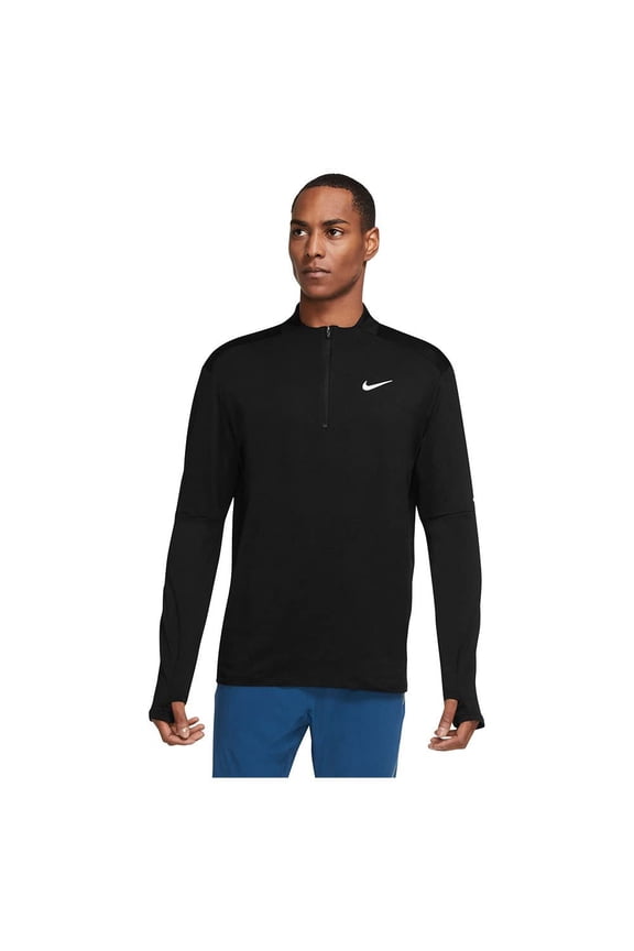 Dri-FIT Element Men's 1/4-Zip Running Top (as1, Alpha, m, Regular, Regular, Black)
