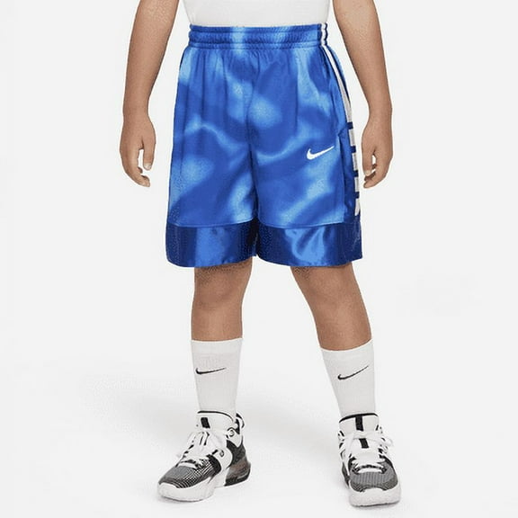 Nike Dri-FIT Elite 23 Big Kids' (Boys') Basketball Shorts Color: Game Royal/White Size: L
