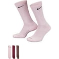 thumbnail image 1 of Nike Dri-FIT Everyday Plus Cushion Crew Socks - 3 Pack (Pink/Rosewood/Plum, M), 1 of 1