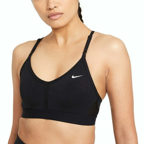 Nike Dri-FIT Indy Womens Ladies Fitness Training Sports Bra Black - M