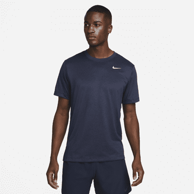 Nike Dri FIT Legend Men s Fitness T Shirt Color Dark Obsidian College Navy Heather Matte Silver Size 2XL Tall Walmart