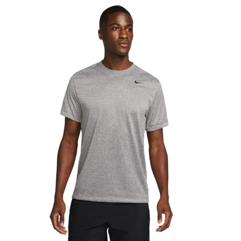 Nike Dri FIT Legend Men s Fitness T Shirt Color Midnight Fog Pure Heather Black Size 2XL
