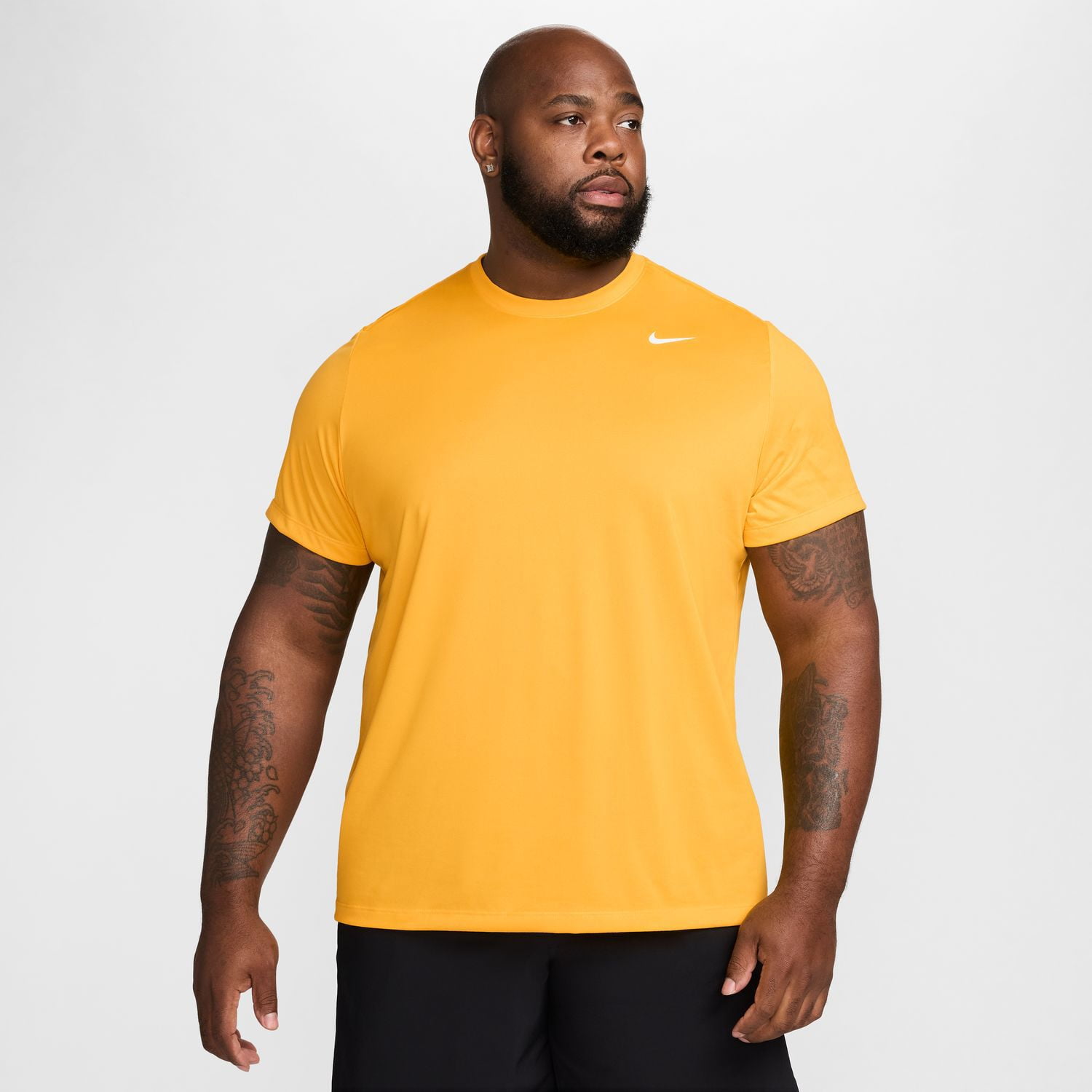 Nike Dri-FIT Legend Men's Fitness T-Shirt Color: University Gold/White Size: M - Walmart.com