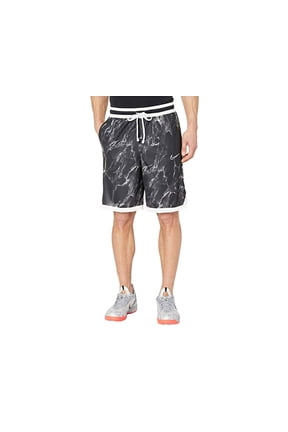Dri-Fit Marble Print Elite Basketball Mens Active Shorts Size M, Color: Black Marble