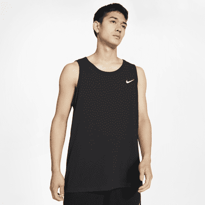 Nike Dri-FIT Men's Training Tank Color: Black/White Size: 3XL