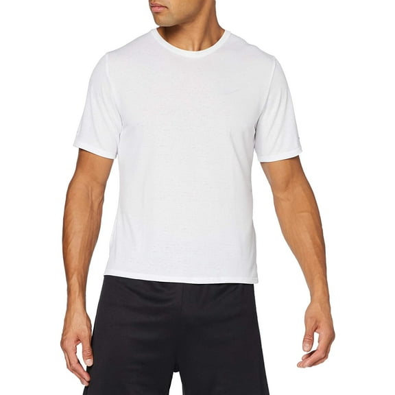 Nike Dri-FIT Miler Mens Running Shor Sleeve Shirts Top CU5992-100 Size 2XL